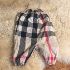 burberry onesie baby romper 12 M